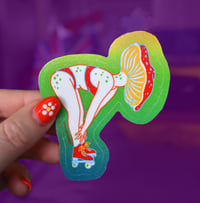 Image of Mushy Skater Sticker - "Italo Disco"