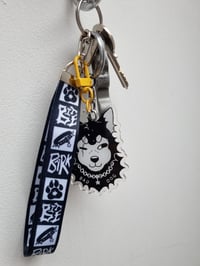 Image 2 of Bad Dog Club Lanyard Keychain