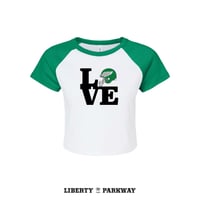 Women's 'LOVE Birds Vintage' Baby Tee