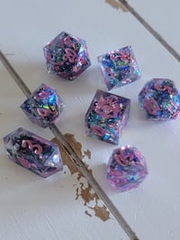 Image 6 of Glitter Bomb - shimmery dice set