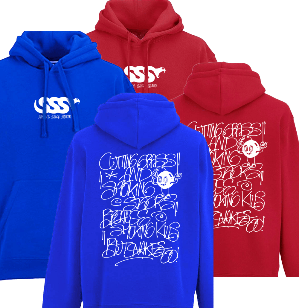 SSS OG HOODIE (RED/BLUE)