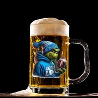 Image 1 of Uv Dtf Football Detroit Lions Grinch       T15