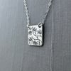 Small Sterling Silver Vine Lace Necklace