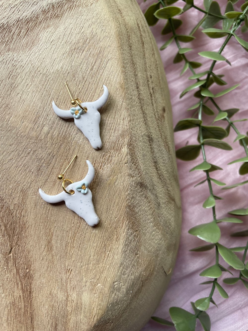 Image of Flower Bull Dangles