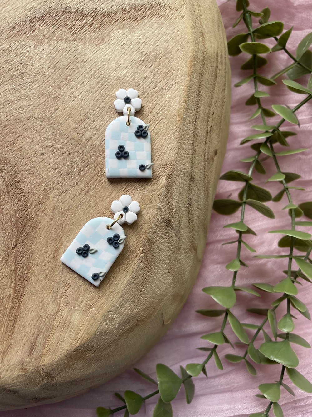 Image of Blueberry Checkers Dangles
