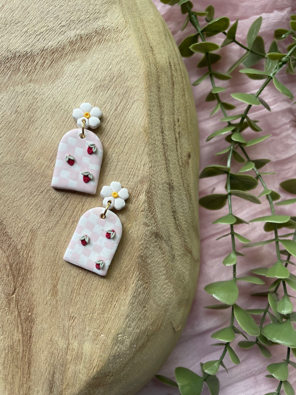 Image of Strawberry Checker Dangles