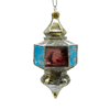 Icicle Art Deco Glass Christmas Tree Ornament
