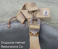 Image 17 of M2 D-bale 101st Airborne 506th 3rd Bn. PIR Helmet Front Seam Westingh Paratrooper Liner. 