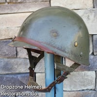 Image 15 of M2 D-bale 101st Airborne 506th 3rd Bn. PIR Helmet Front Seam Westingh Paratrooper Liner. 