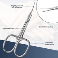 Image 4 of PRO STAINLESS CUTICLE SCISSORS 