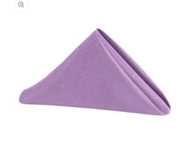 LAVENDER NAPKINS  POLYESTER 