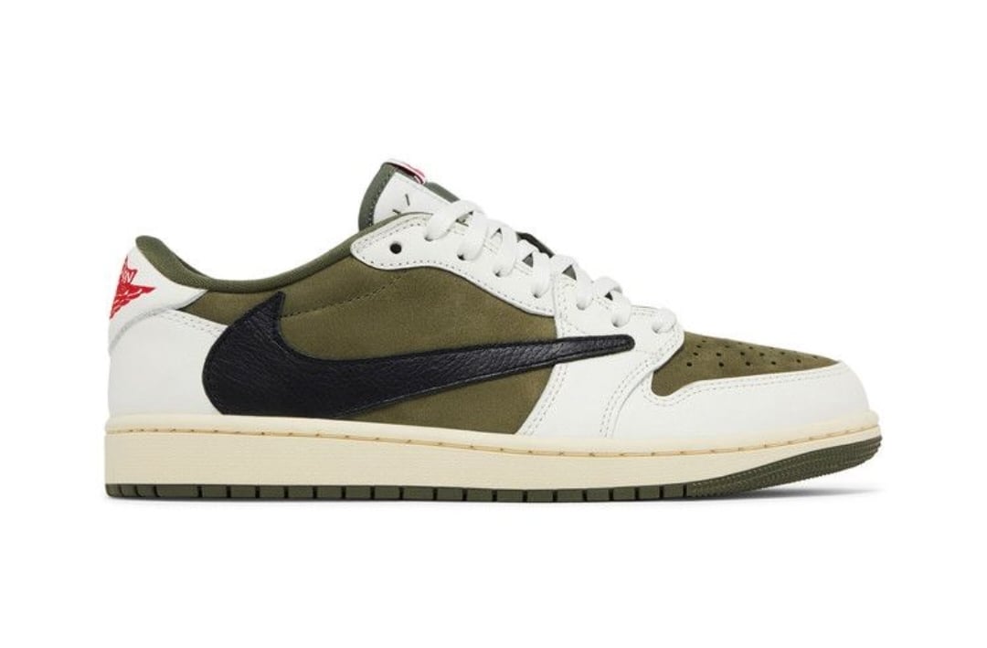 Image of 2024 Travis Scott x Jordan 1 Low Medium Olive