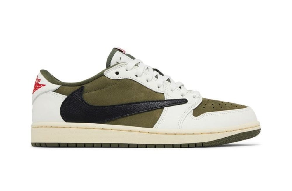 Image of 2024 Travis Scott x Jordan 1 Low Medium Olive