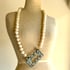 Art deco buckle and pearl necklace Image 3