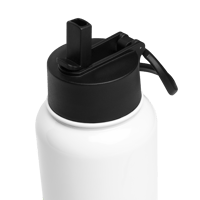 Image 3 of Stainless steel water bottle with a straw lid