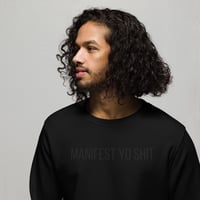 Image 5 of The Classic Embroidered Sweatshirt - Black - 3 Colors