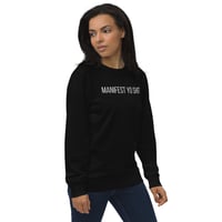 Image 4 of The Classic Embroidered Sweatshirt  - White - 3 Colors