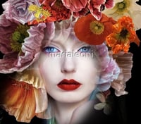 Image 2 of Floral crown limited edition scarf 