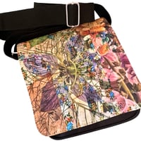 Image 1 of Floral frenzy petite shoulder/ cross body bag