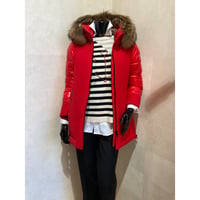 Image 1 of CHAQUETÓN LARGO ROJO AW24