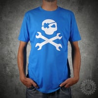 T-SHIRT MECASKULL BLUE