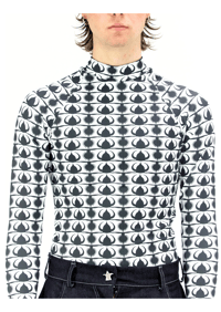 Image 3 of B&W ALCHEMICAL REBIS CYCLIST TOP