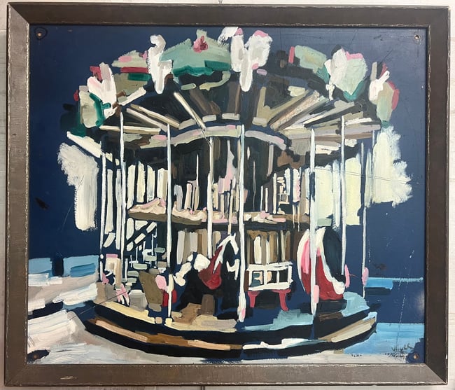 Life’s Carousel of Convivencia (Framed)