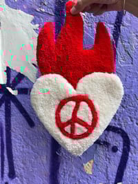 Peace Tapis tufting