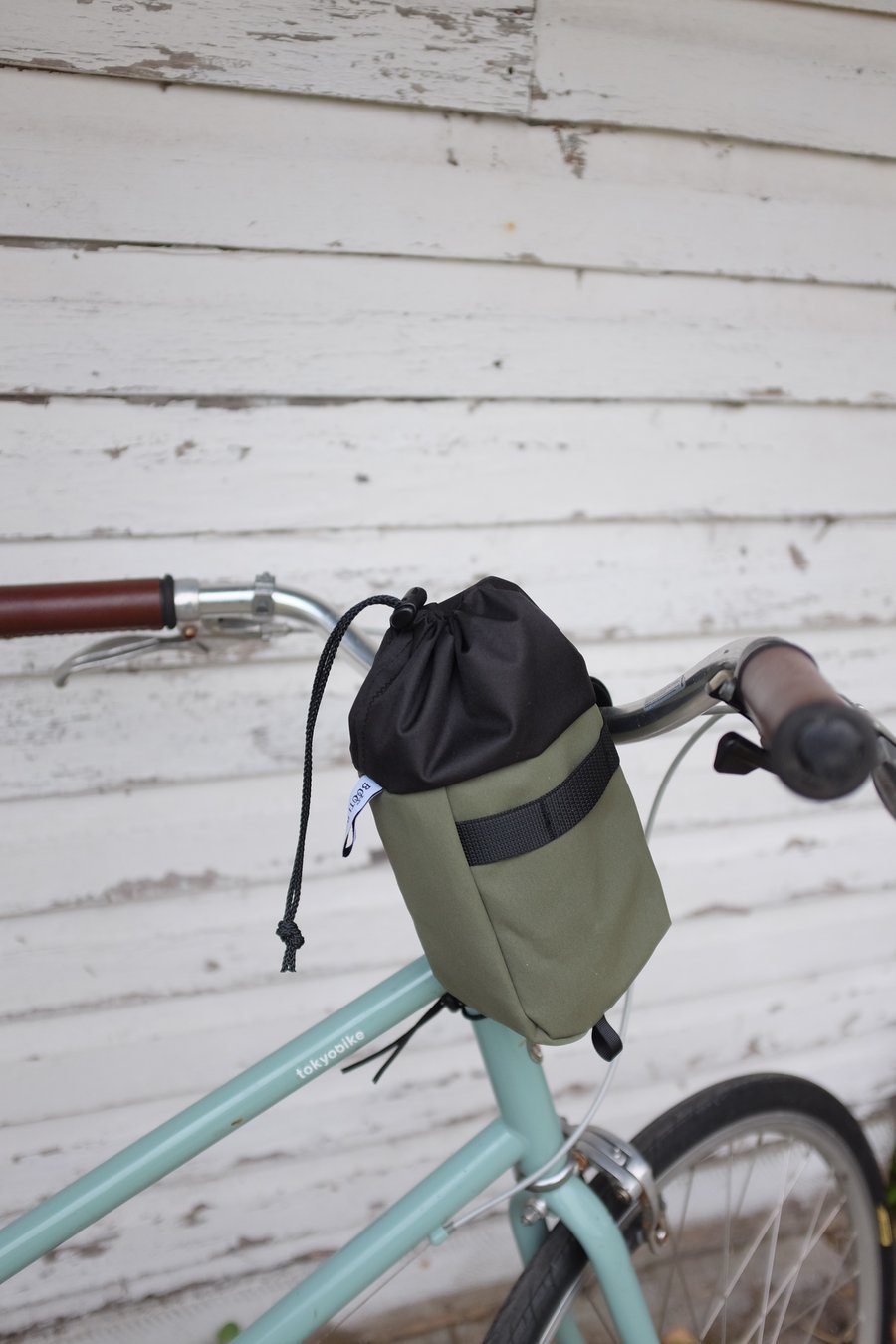 Image of The Booti Feeder: Green Canvas Feedbag 