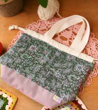 Image 1 of Sac à Projets tailles M "les Indiennes: MAUVE"