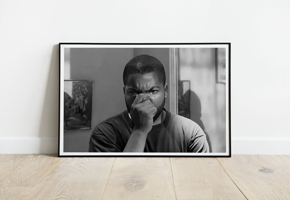Friday Movie Poster Print - Craig's Dad Toilet Scene, Funny Bathroom Wall Art