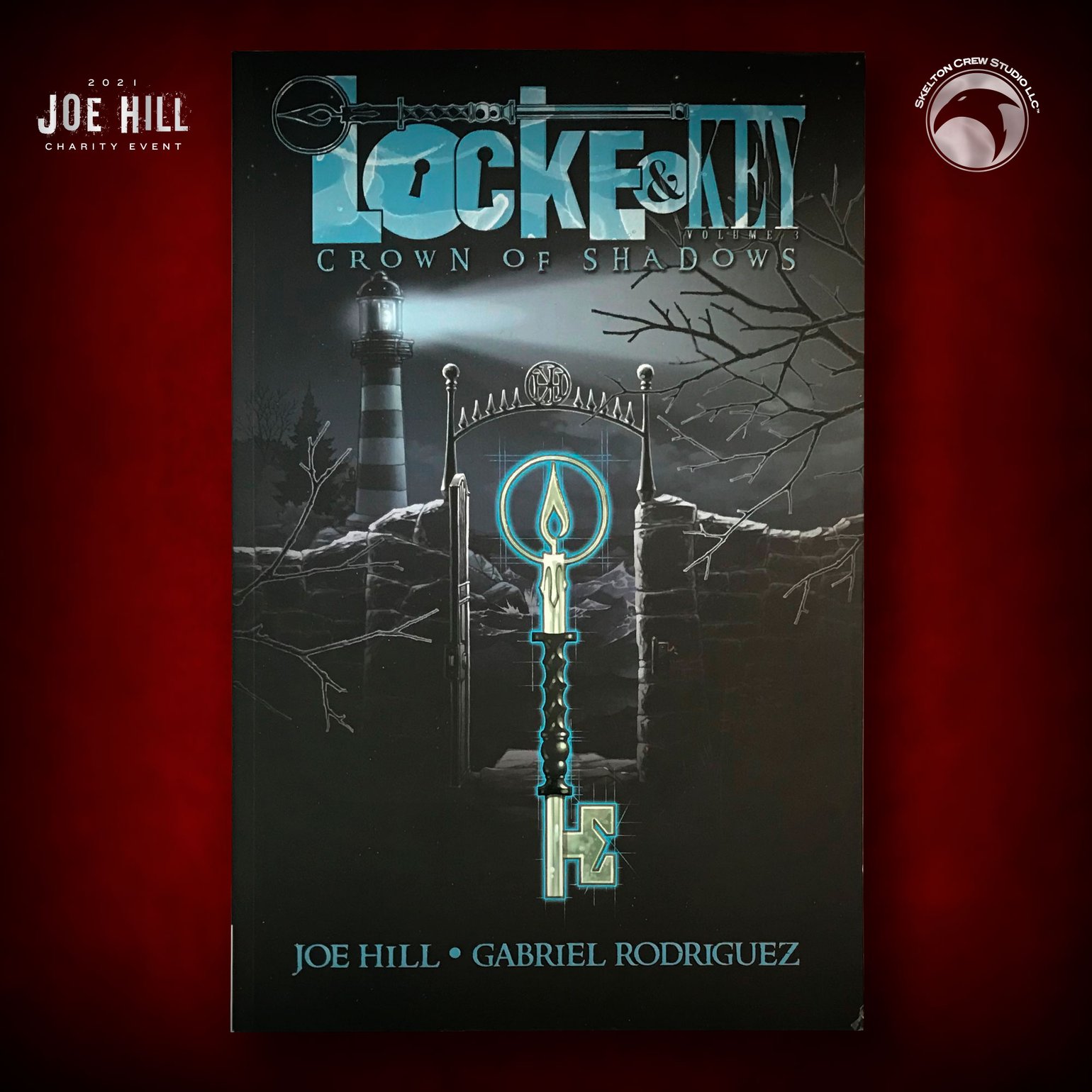 Image of JOE HILL 2024 CHARITY EVENT 3: SIGNED Locke & Key Crown of Shadows Vol. 3 TPB FIRST PRINTING