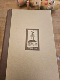 Image 1 of Vintage Beacon Quadruplicate Book - Perfect For Mixed Media Art & Journals