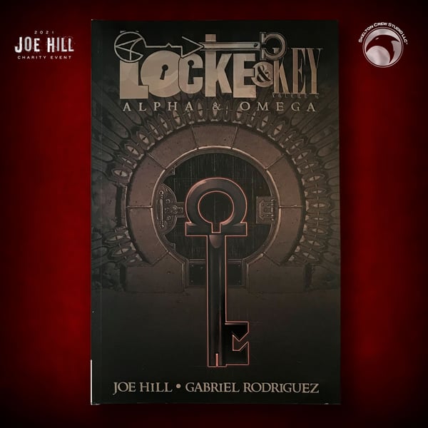 Image of JOE HILL 2024 CHARITY EVENT 7: SIGNED Locke & Key Alpha & Omega Vol. 6 TPB FIRST PRINTING