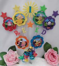 Image 6 of Personalised Teletubbies Cake Topper, Personalised Teletubbies Centrepiece 