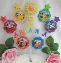 Image 9 of Personalised Teletubbies Cake Topper, Personalised Teletubbies Centrepiece 