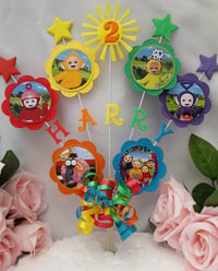 Image 10 of Personalised Teletubbies Cake Topper, Personalised Teletubbies Centrepiece 