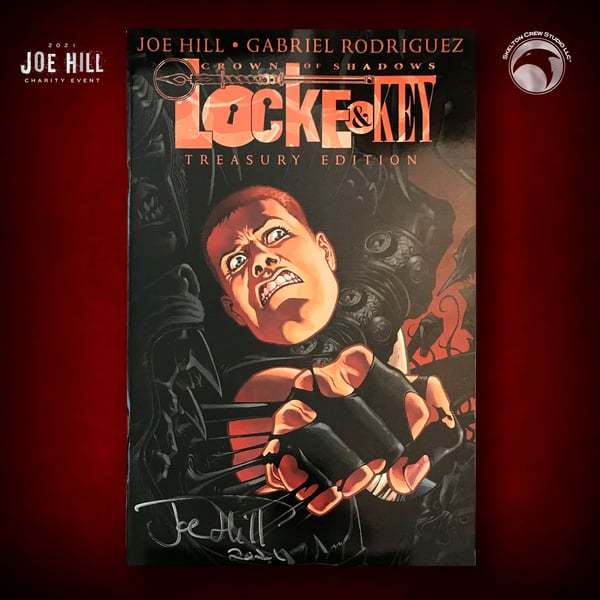 Image of JOE HILL 2024 CHARITY EVENT 9: SIGNED Locke & Key Crown of Shadows Treasury Edition FIRST PRINTING