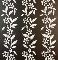 Image 1 of Trailing Border Furniture Stencil for Furniture, Wall and Fabric Projects- stencil-DIY