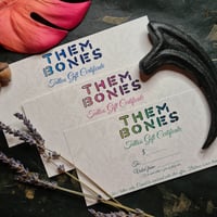 Image 1 of Tattoo Gift Certificate - a gift they'll never forget!