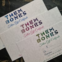 Image 2 of Tattoo Gift Certificate - a gift they'll never forget!