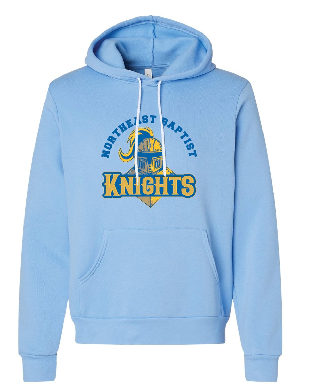 Image of Adult Northeast Baptist HOODIE in Carolina Blue- Pre Order