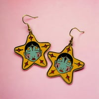 Image 1 of Star clown earrings 