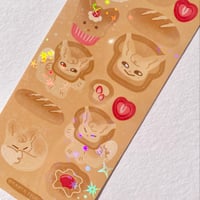 Image 4 of Bread Fox sticker sheet