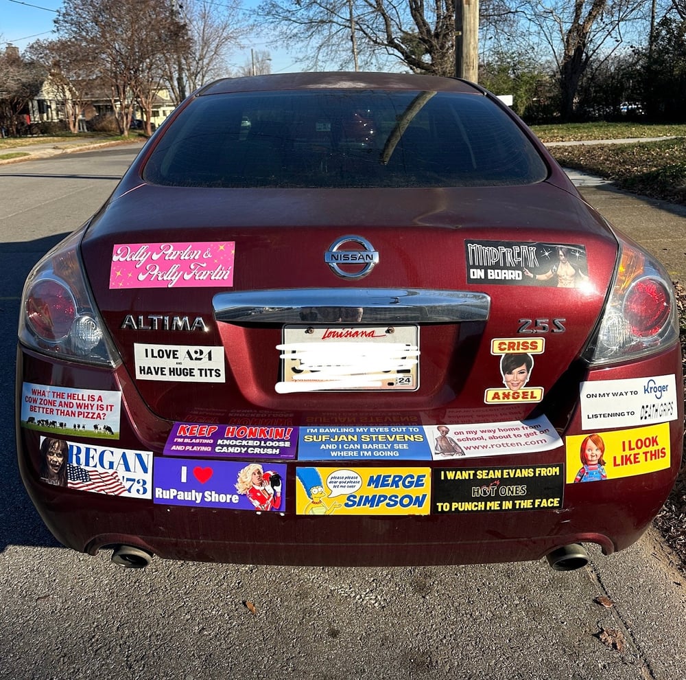 Chain Smoking at Cobra Bumper Sticker