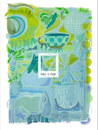 “Skinny Dip” print