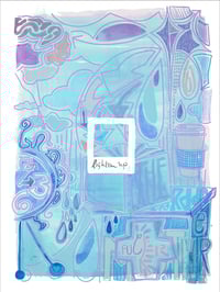 “Disco Cloud” print