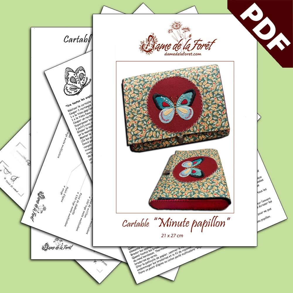 Image de Minute papillon- PDF dame de la forêt