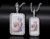 Image 1 of Engrave photo necklace 