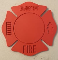 Image 2 of Fire Department Coasters Personalized with Department name